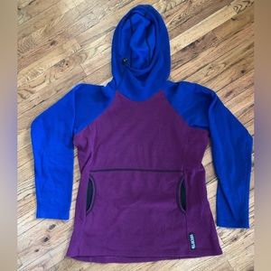 Melanzana Micro Grid Hoody Medium Surf/Phlox